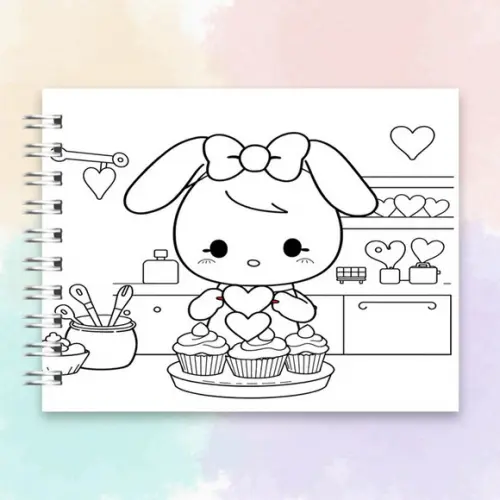 Arquivo Digital Livro de Colorir My Melody