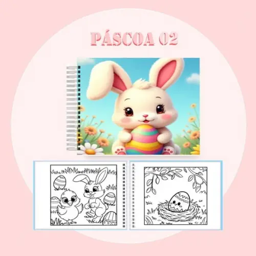Arquivo Digital Livro de Colorir Páscoa 02