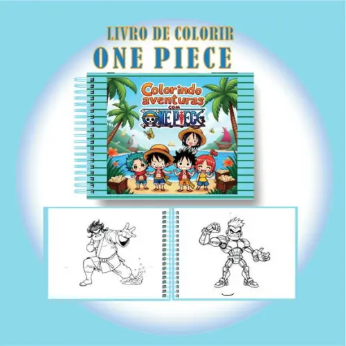 Arquivo Digital Livro de Colorir One Piece
