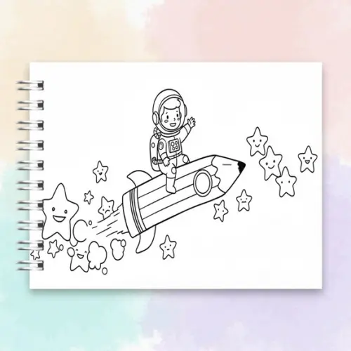 Arquivo Digital Livro de Colorir Pequenos Astronautas
