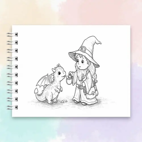 Arquivo Digital Livro de Colorir Pequenos Magos