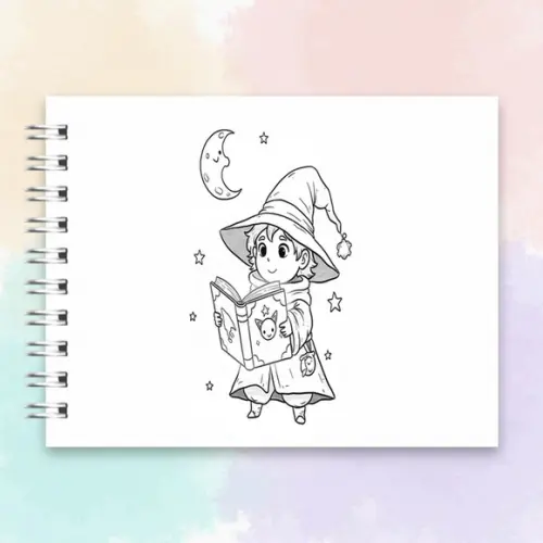 Arquivo Digital Livro de Colorir Pequenos Magos