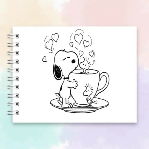 Arquivo Digital Livro de Colorir Snoopy