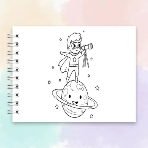 Arquivo Digital Livro de Colorir Super Herois Kids