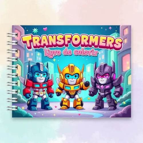 Arquivo Digital Livro de Colorir Transformers