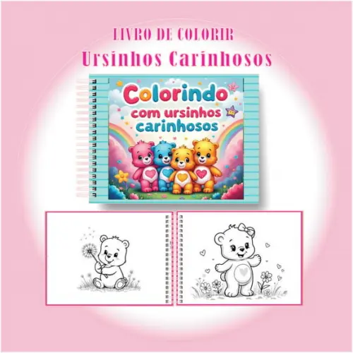 Arquivo Digital Livro de Colorir Ursinhos Carinhosos