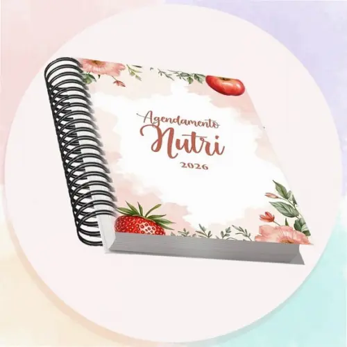 Arquivo Digital Nutricionista 2026 Rosa