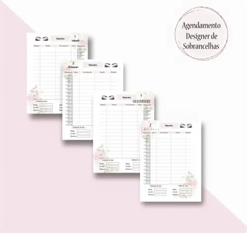 Arquivo Digital, Agendamento Designs Sobrancelhas