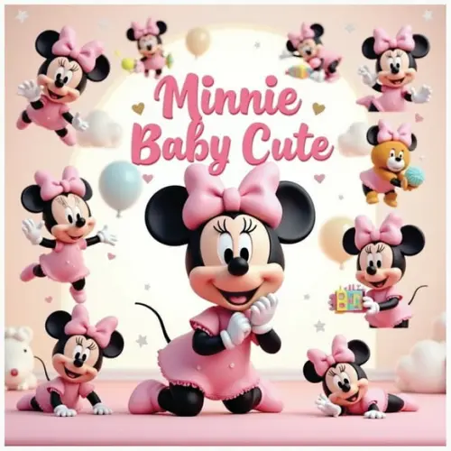 Arquivo Digital, Kit Digital Minnie Baby Cute