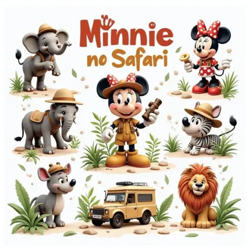 Arquivo Digital, Kit Digital Minnie Safari