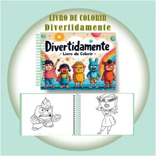 Arquivo Digital: Livro de Colorir , Divertidamente