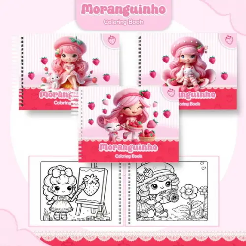 Arquivo Digital: Livro de Colorir ? Moranguinho