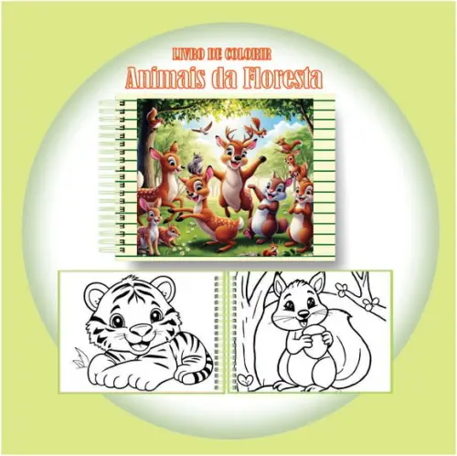 Arquivo Digital: Livro de Colorir Animais da Floresta