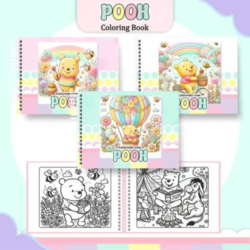 Arquivo Digital: Livro de Colorir ? Ursinho Pooh