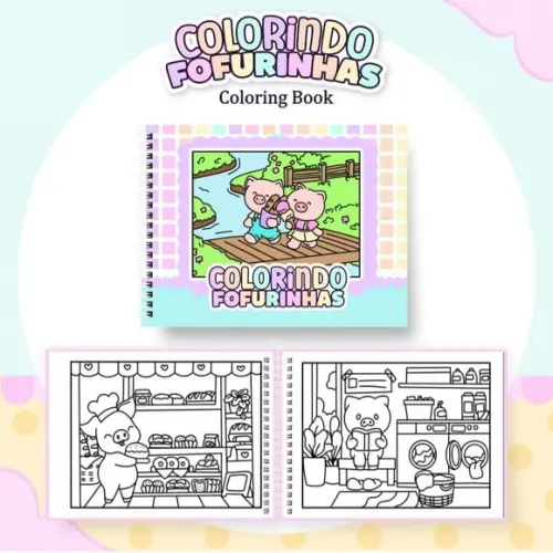 Arquivo Digital: Livro de Colorir Colorindo Fofurinhas