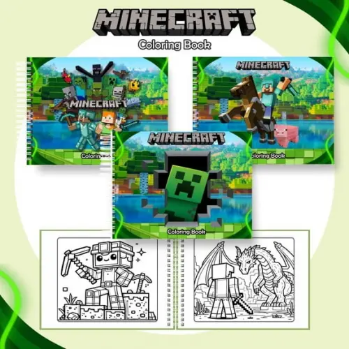 Arquivo Digital: Livro de Colorir Minecraft
