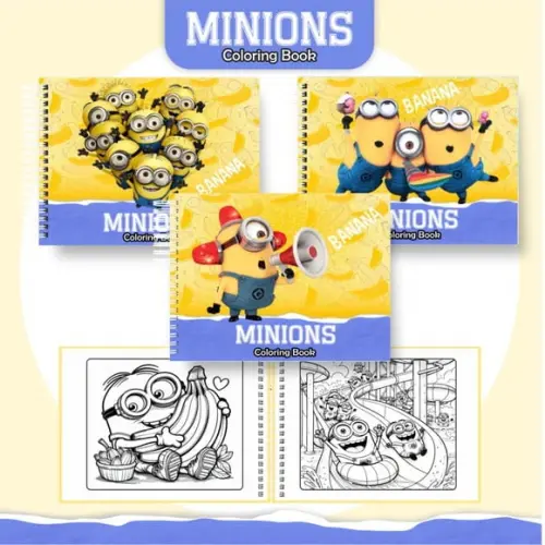 Arquivo Digital: Livro de Colorir Minions