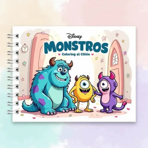 Arquivo Digital: Livro de Colorir Monstros S.a
