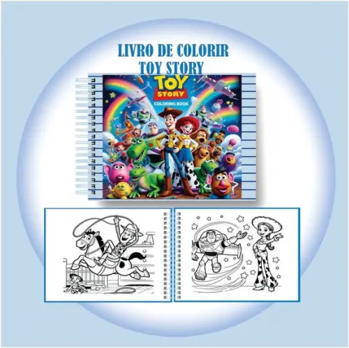 Arquivo Digital: Livro de Colorir Toy Story