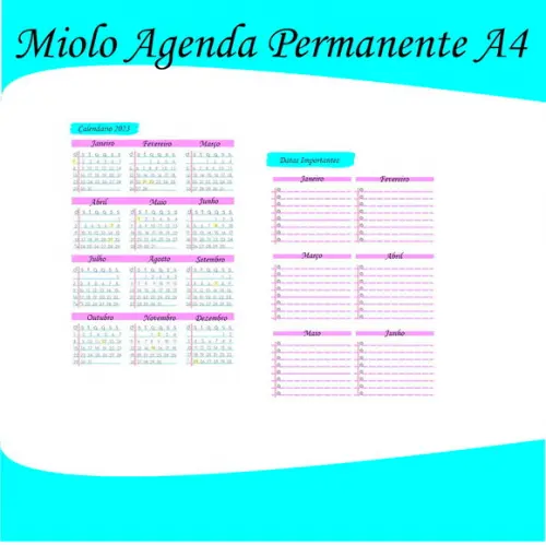 ARQUIVOS Agenda A4