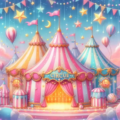 Circo Aquarela Kit Digital