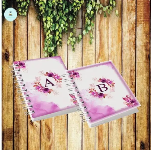 Coleção Capas Alfabeto Floral Rosa Pink 2024 Arquivo Digital