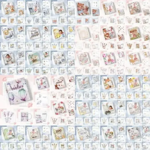 Combo Arquivo Folhas Extras de Caderneta e Livro Bb
