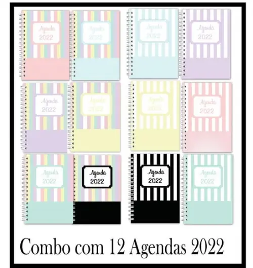 Combo com 12 Agendas 2022