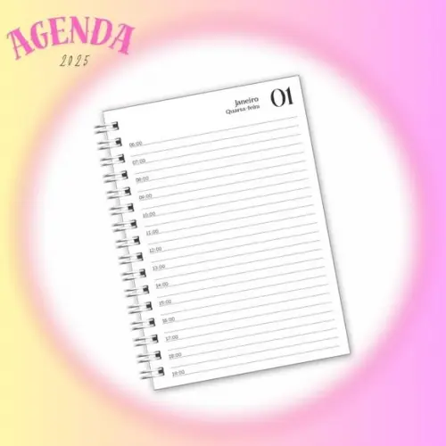 Combo com 2 Agendas Básicas 2025 - Arquivo Digital