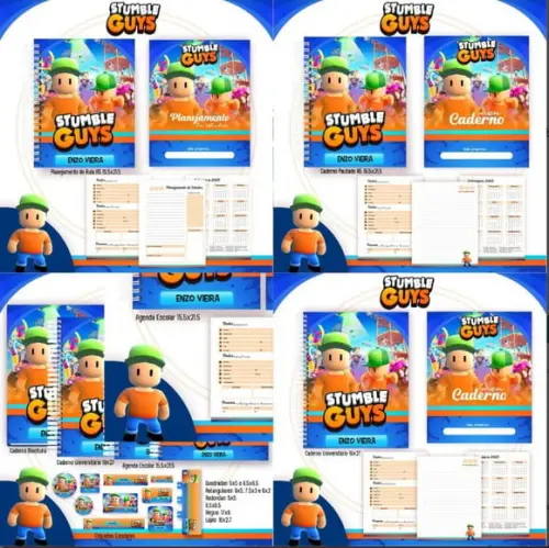 Combo Escolar Stumble Guys 2025 Arquivo Digital