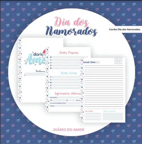 Combo Lettering Dia dos Namorados Arquivos Digitais