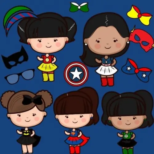 Combo Meninas - Arquivo Digital