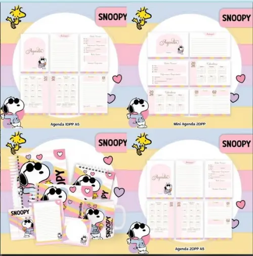 Combo Snoopy 2025 Arquivo Digital