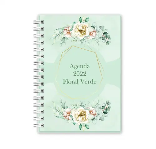 Kit com 2 Agendas Floral 2022 Arquivo Digital