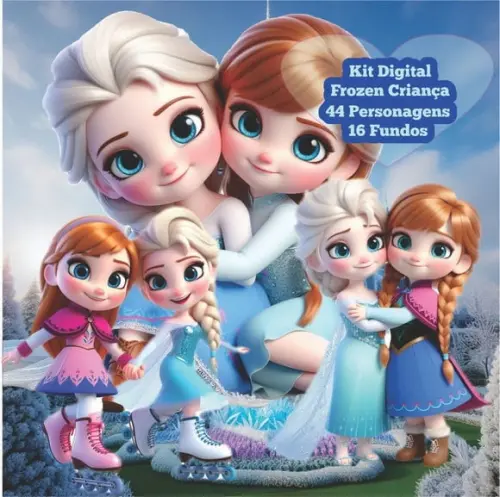 Kit Digital "frozen Cute"