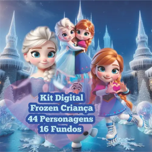 Kit Digital frozen Cute