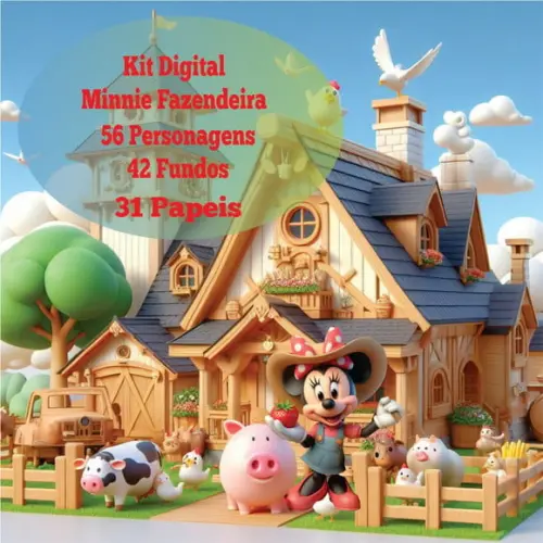 Kit Digital da Minnie Fazendeira!