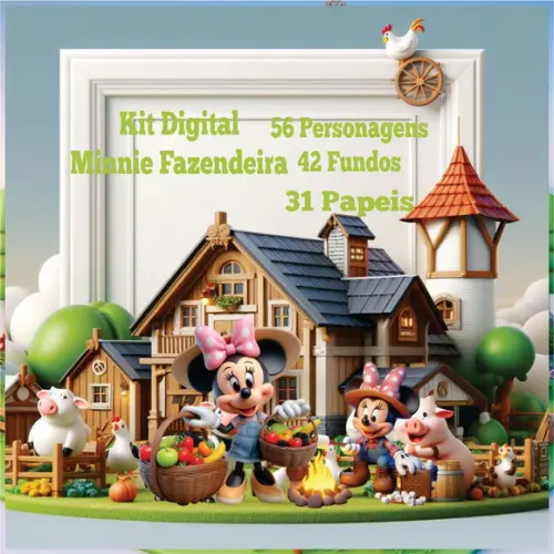 Kit Digital da Minnie Fazendeira!