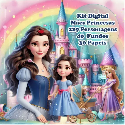Kit Digital Dia das Mães Princesas