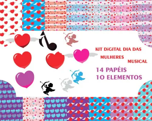 KIT DIGITAL DIA DAS MULHERES MUSICAL