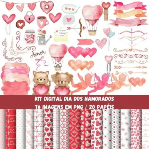Kit digital dia dos Namorados 03