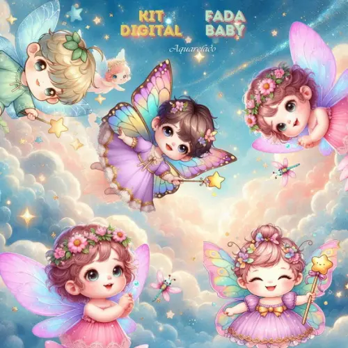 Kit Digital Fada Cute Baby