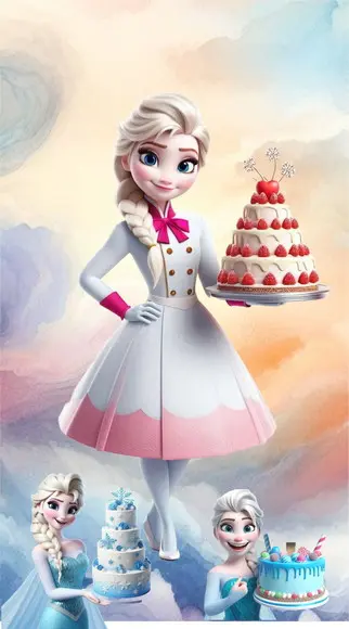 Kit Digital Frozen Confeiteira
