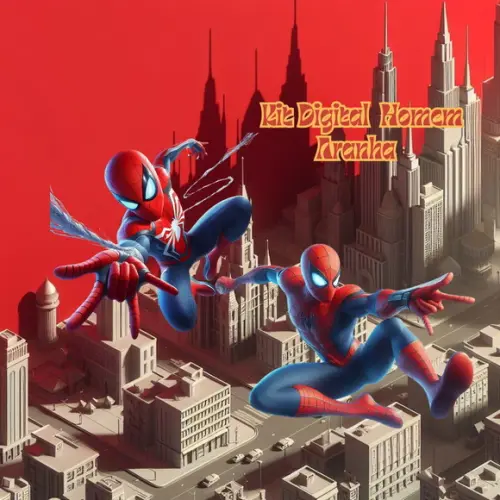 Kit Digital Homem-aranha 3d