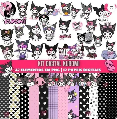 Kit Digital Kuromi