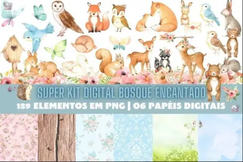 Super Kit Digital Bosque Encantado