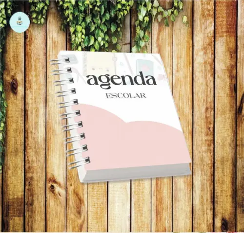 Volta às Aulas Arquivo Digital Combo Agenda Menina 003