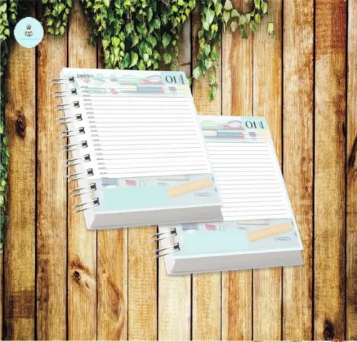 Volta às Aulas Arquivo Digital Combo Agenda Menino