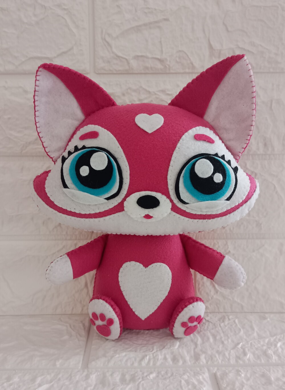 Boneca Fluvsies Pink Heart