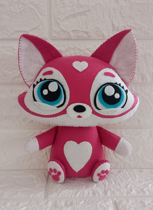 Boneca Fluvsies Pink Heart